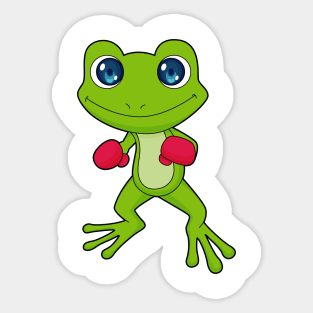 Frog Boxing Boxer Boxing gloves Sticker